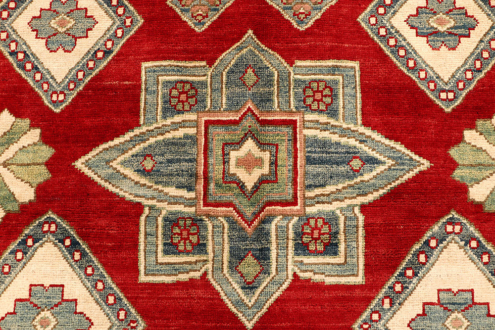 Dark Red Kazak 6' 7 x 9' 7 - No. 67996 - ALRUG Rug Store