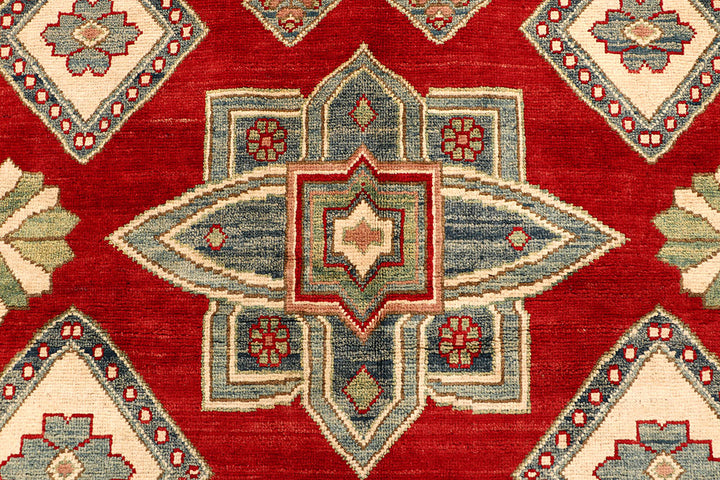 Dark Red Kazak 6' 7 x 9' 7 - No. 67996 - ALRUG Rug Store