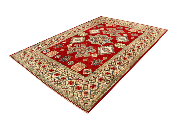 Dark Red Kazak 6' 7 x 9' 7 - No. 67996 - ALRUG Rug Store