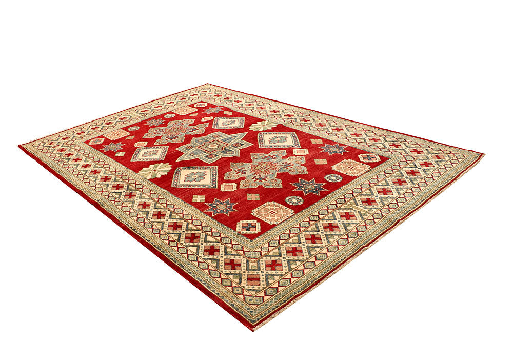 Dark Red Kazak 6' 7 x 9' 7 - No. 67996 - ALRUG Rug Store
