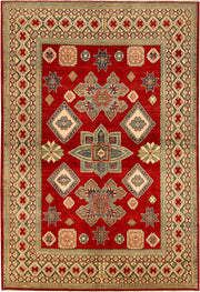 Dark Red Kazak 6' 7 x 9' 7 - No. 67996 - ALRUG Rug Store