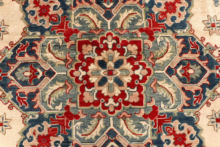 Bisque Kazak 6' 5 x 9' 7 - No. 67997 - ALRUG Rug Store