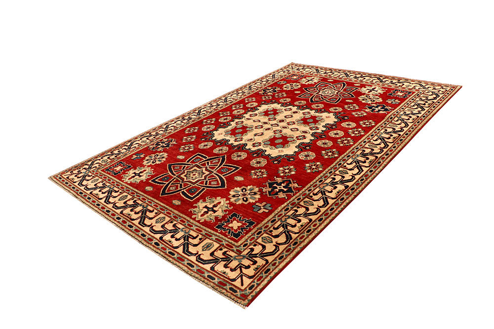 Dark Red Kazak 6' 5 x 9' 11 - No. 67998 - ALRUG Rug Store