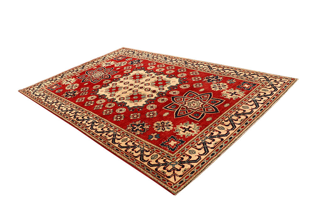 Dark Red Kazak 6' 5 x 9' 11 - No. 67998 - ALRUG Rug Store