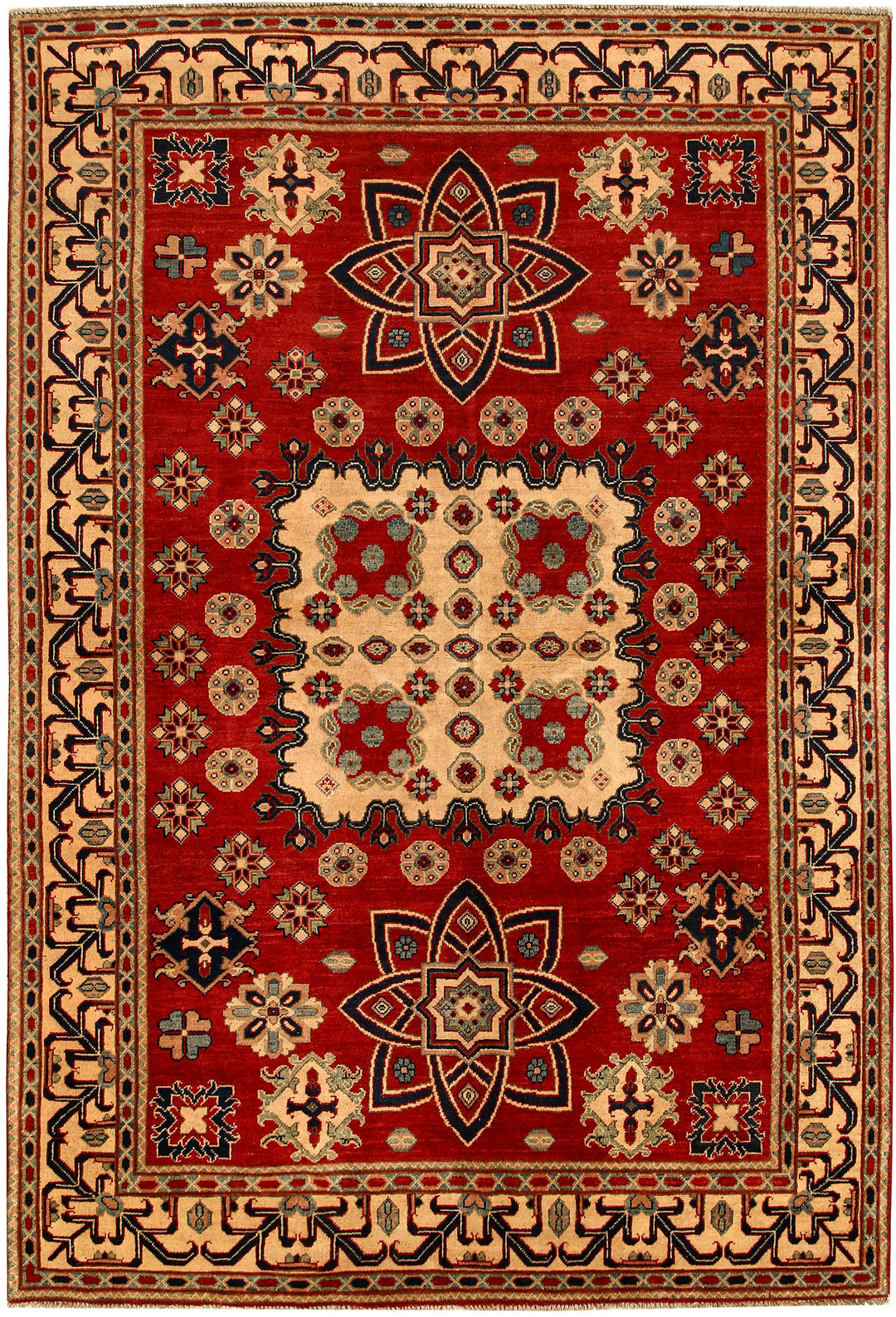 Dark Red Kazak 6' 5 x 9' 11 - No. 67998 - ALRUG Rug Store