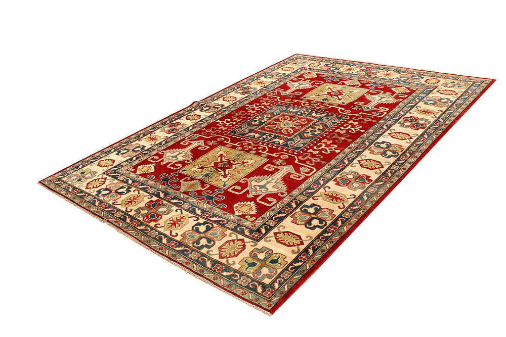 Dark Red Kazak 6' 6 x 9' 5 - No. 68000 - ALRUG Rug Store