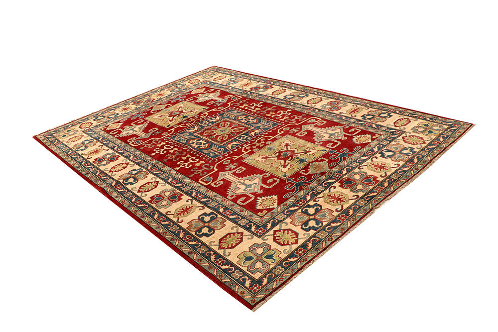 Dark Red Kazak 6' 6 x 9' 5 - No. 68000 - ALRUG Rug Store