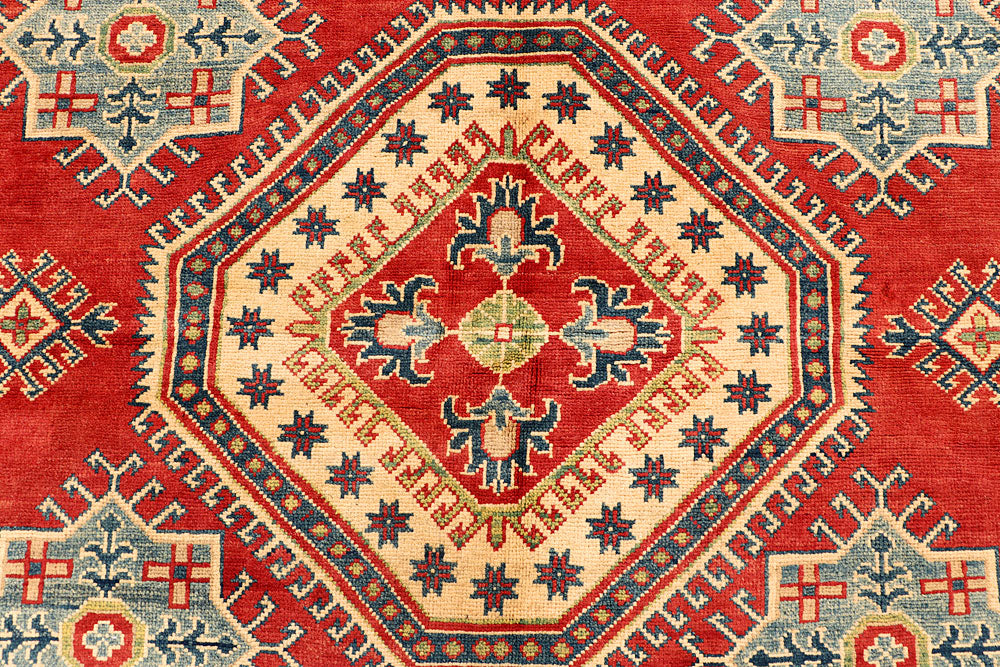 Dark Red Kazak 6' 7 x 9' 8 - No. 68001 - ALRUG Rug Store