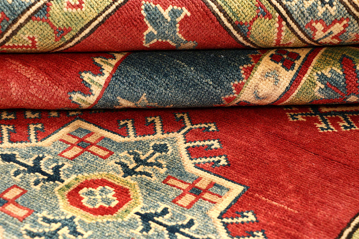 Dark Red Kazak 6' 7 x 9' 8 - No. 68001 - ALRUG Rug Store