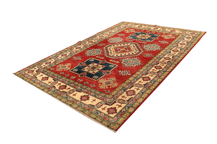 Dark Red Kazak 6' 7 x 9' 8 - No. 68001 - ALRUG Rug Store