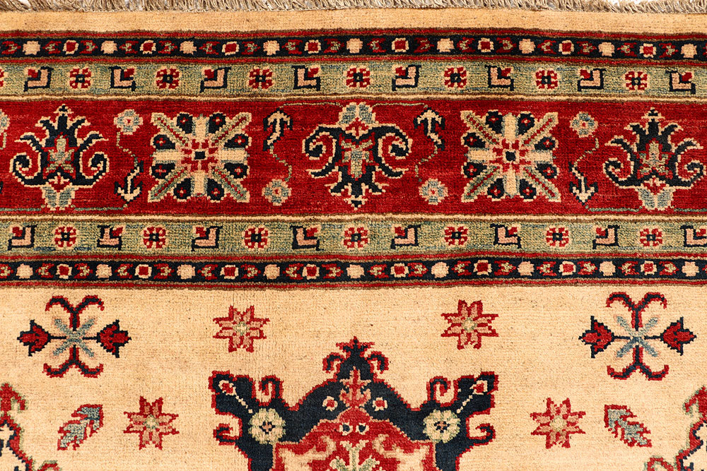 Bisque Kazak 6' 6 x 9' 8 - No. 68002 - ALRUG Rug Store