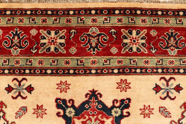 Bisque Kazak 6' 6 x 9' 8 - No. 68002 - ALRUG Rug Store