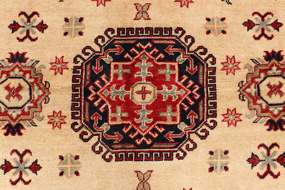Bisque Kazak 6' 6 x 9' 8 - No. 68002 - ALRUG Rug Store