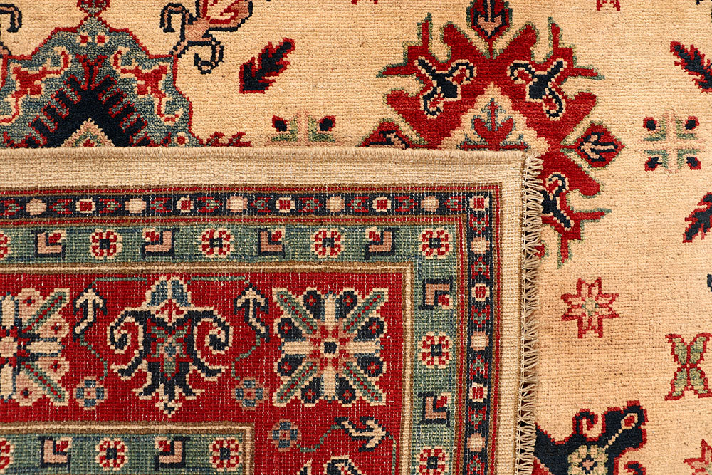 Bisque Kazak 6' 6 x 9' 8 - No. 68002 - ALRUG Rug Store