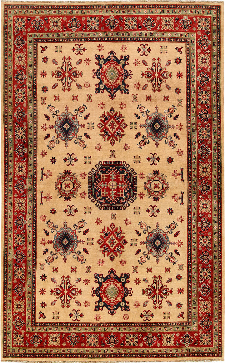 Bisque Kazak 6' 6 x 9' 8 - No. 68002 - ALRUG Rug Store