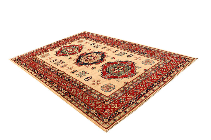 Bisque Kazak 6' 6 x 9' 6 - No. 68003 - ALRUG Rug Store