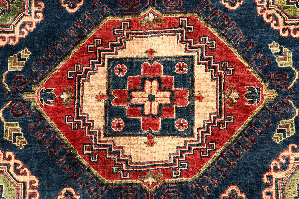 Dark Slateblue Kazak 7' 11 x 10' 4 - No. 68006 - ALRUG Rug Store