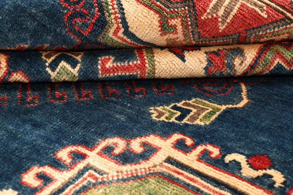 Dark Slateblue Kazak 7' 11 x 10' 4 - No. 68006 - ALRUG Rug Store