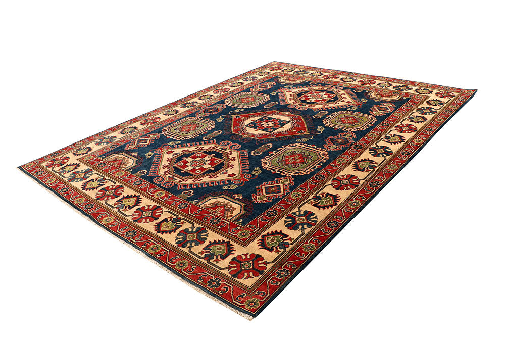 Dark Slateblue Kazak 7' 11 x 10' 4 - No. 68006 - ALRUG Rug Store