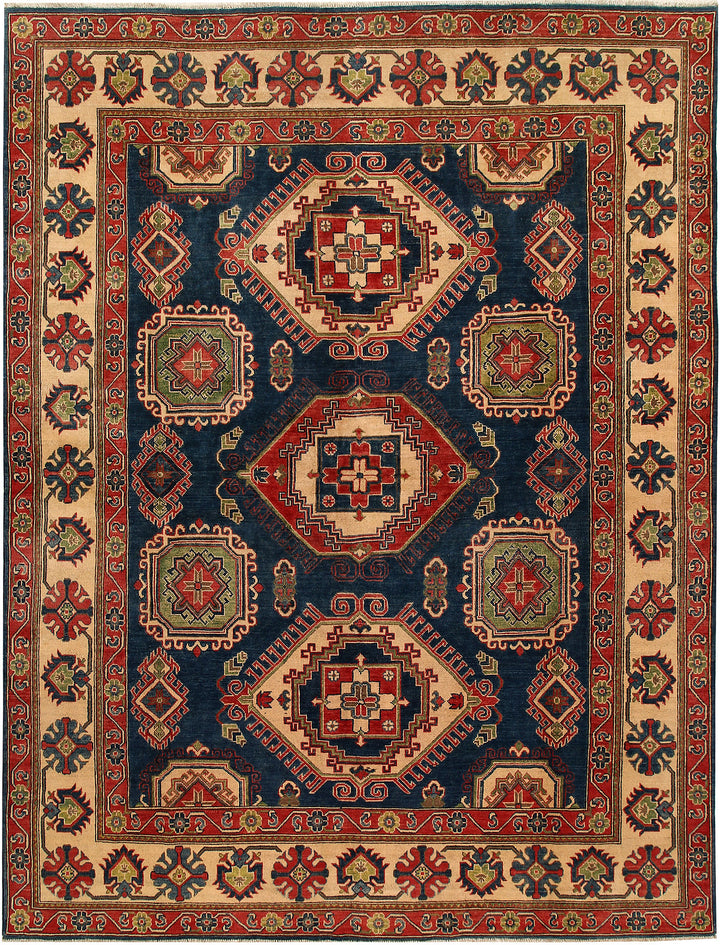 Dark Slateblue Kazak 7' 11 x 10' 4 - No. 68006 - ALRUG Rug Store