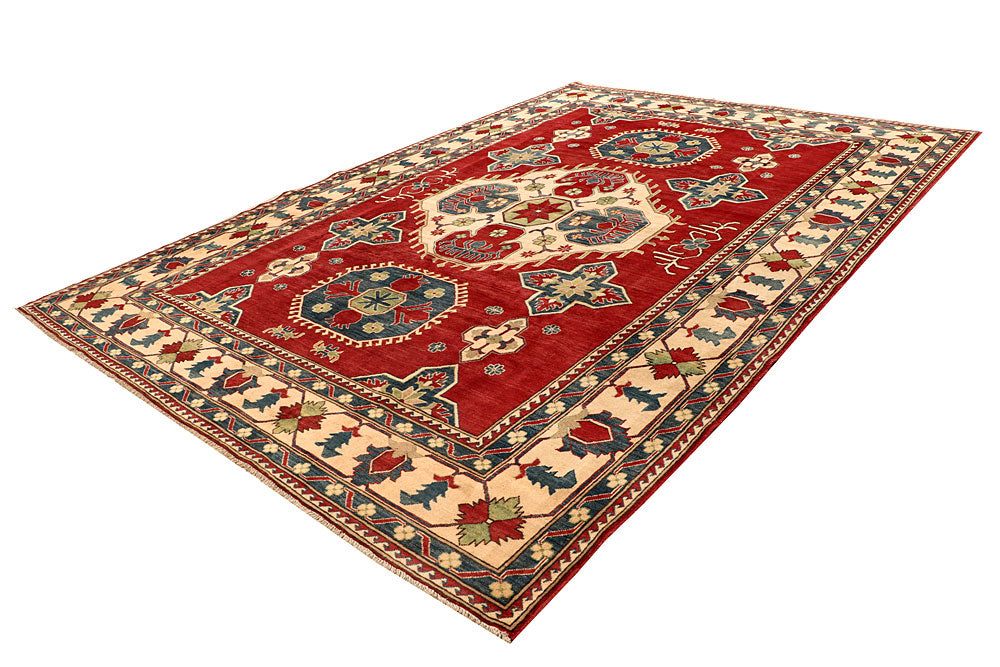 Dark Red Kazak 8' 11 x 12' 5 - No. 68008 - ALRUG Rug Store