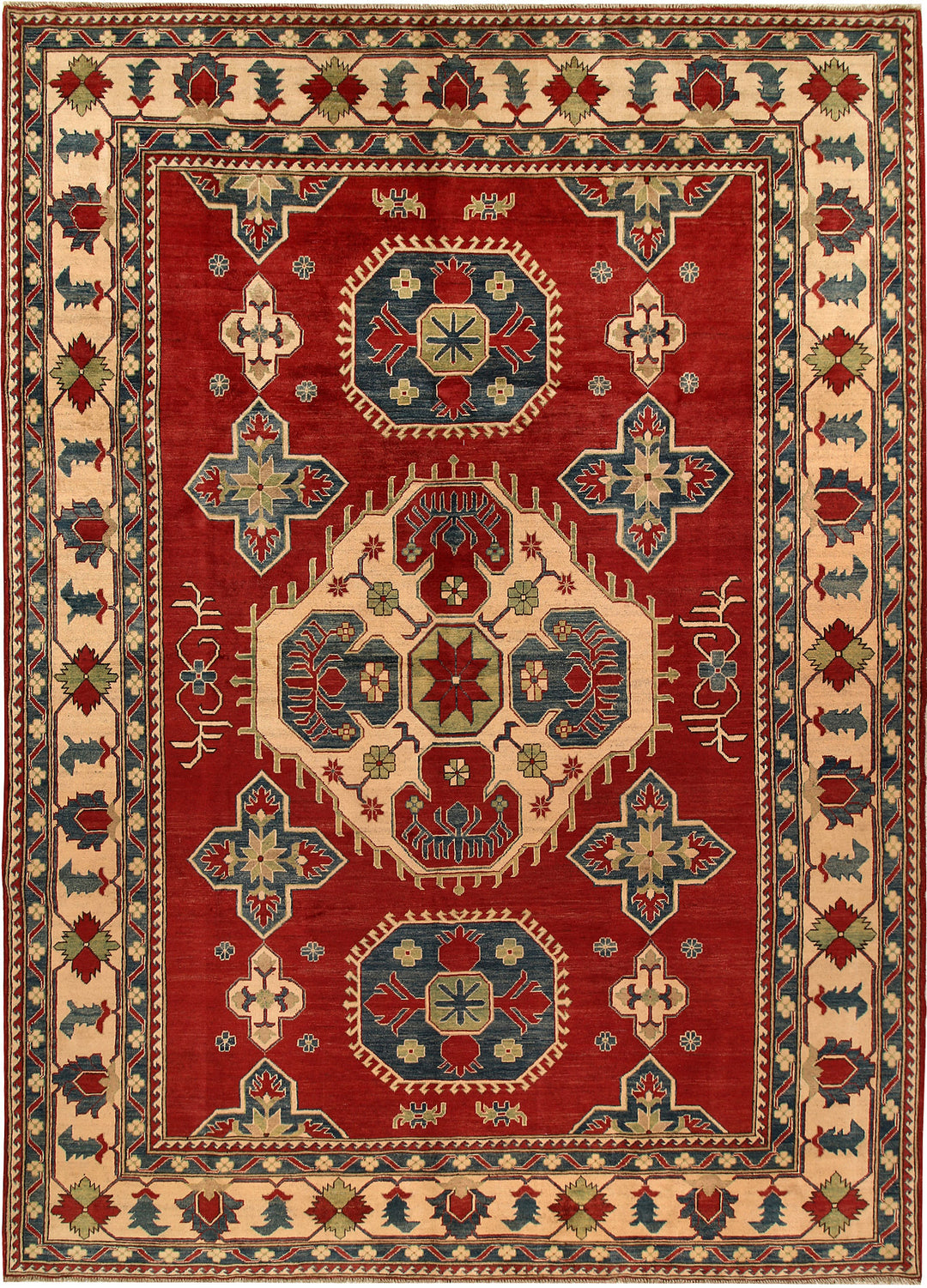 Dark Red Kazak 8' 11 x 12' 5 - No. 68008 - ALRUG Rug Store