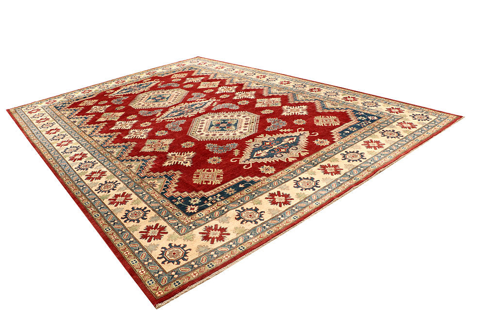 Dark Red Kazak 9' 11 x 14' 1 - No. 68009 - ALRUG Rug Store