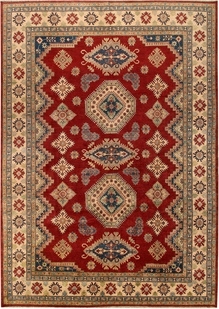 Dark Red Kazak 9' 11 x 14' 1 - No. 68009 - ALRUG Rug Store
