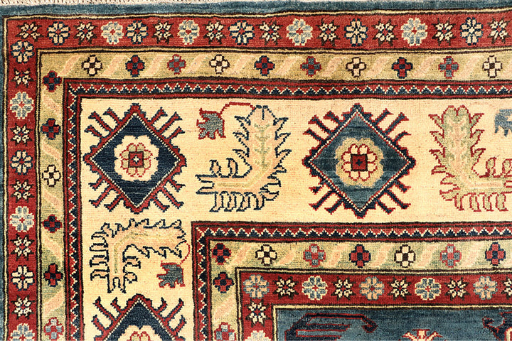 Light Slate Grey Kazak 9' 9 x 14' - No. 68010 - ALRUG Rug Store