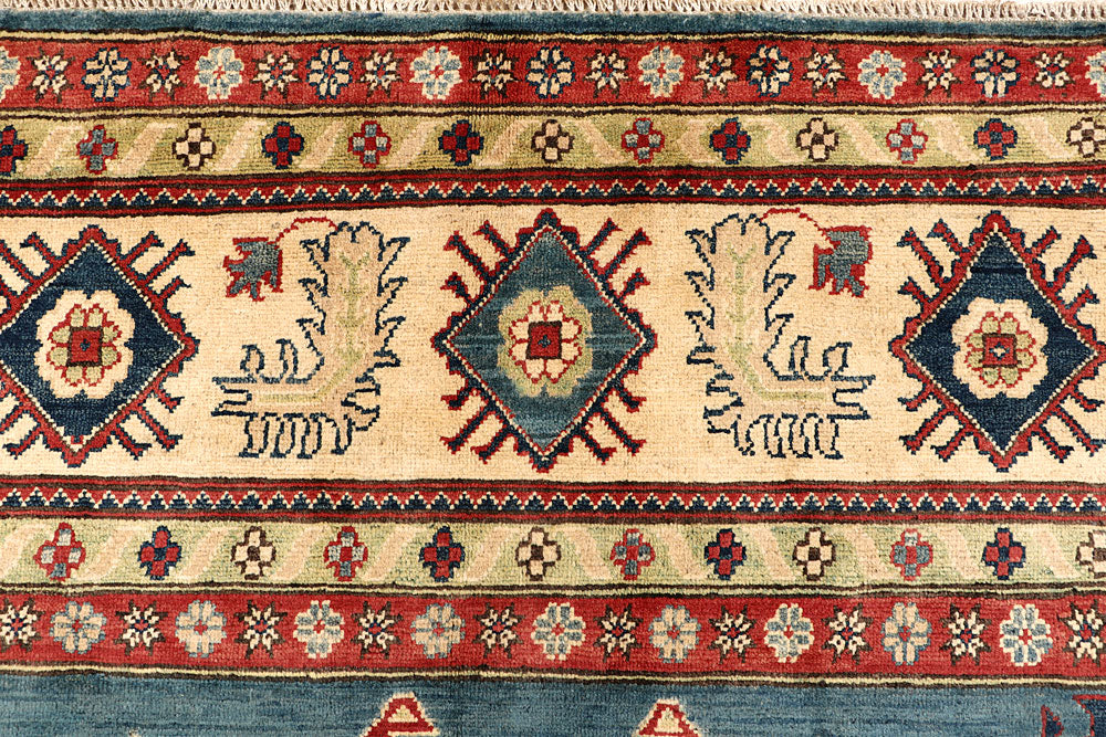 Light Slate Grey Kazak 9' 9 x 14' - No. 68010 - ALRUG Rug Store