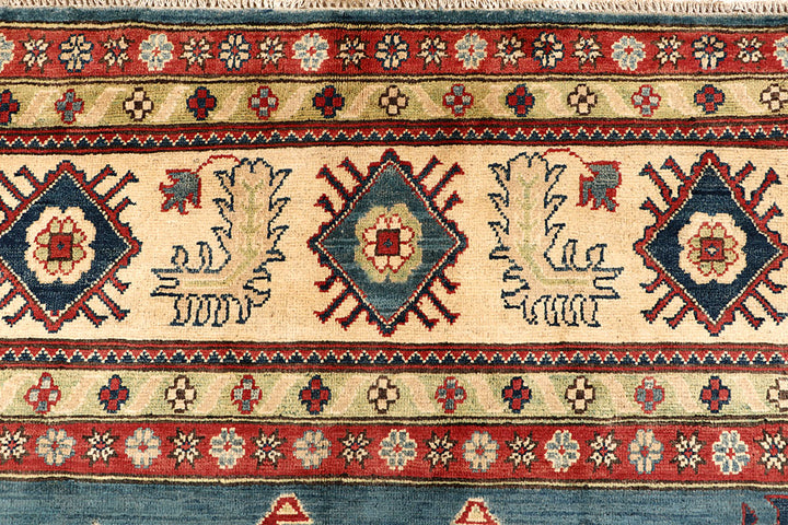 Light Slate Grey Kazak 9' 9 x 14' - No. 68010 - ALRUG Rug Store