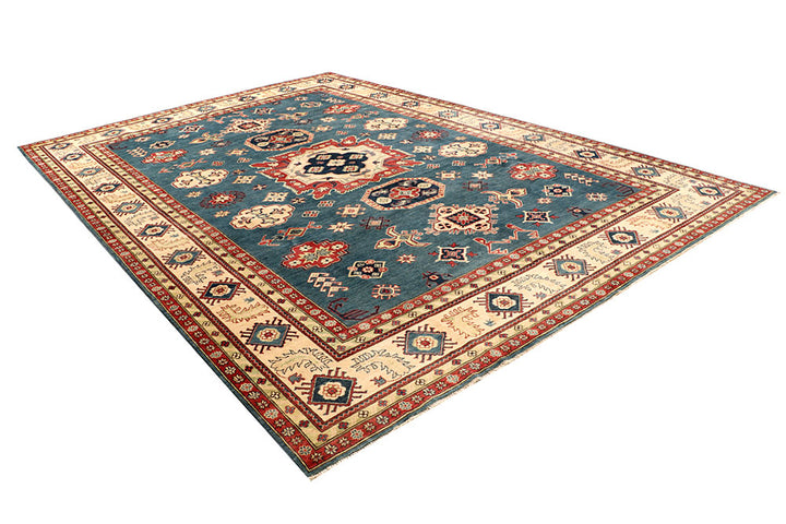 Light Slate Grey Kazak 9' 9 x 14' - No. 68010 - ALRUG Rug Store
