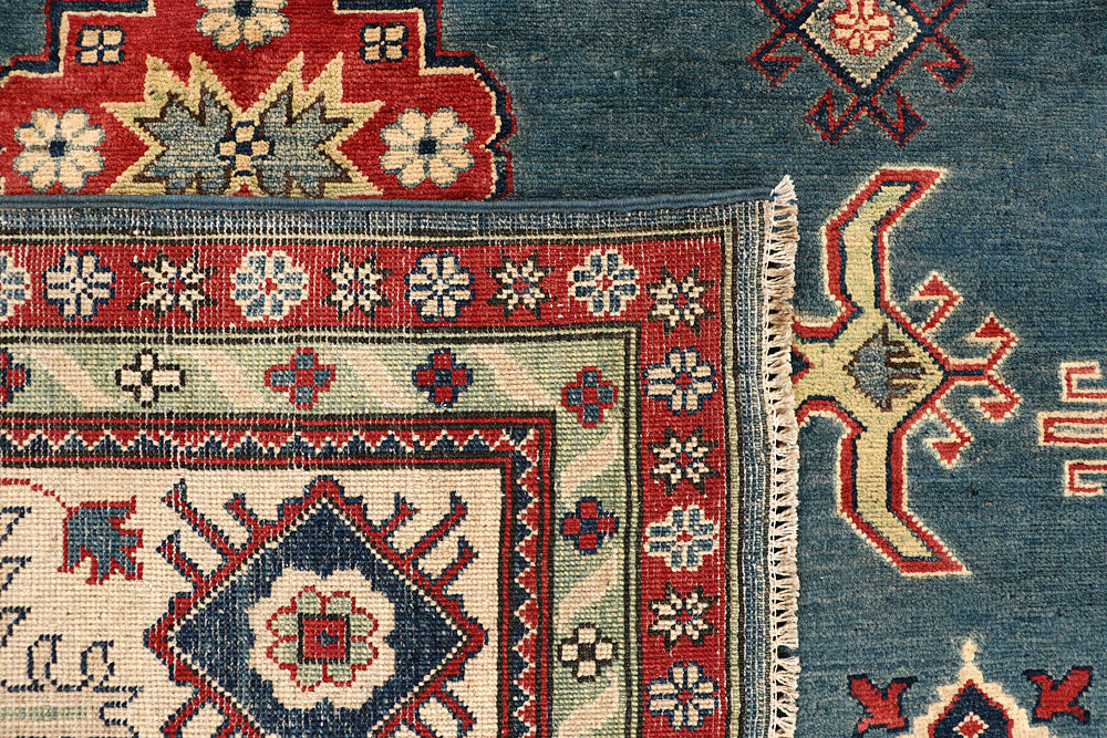 Light Slate Grey Kazak 9' 9 x 14' - No. 68010 - ALRUG Rug Store