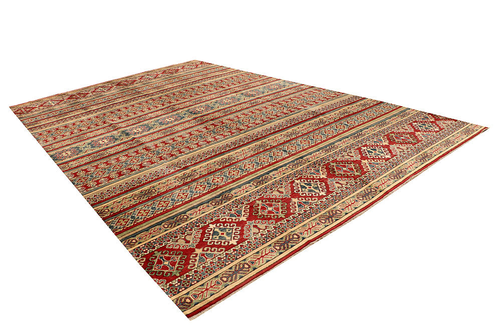 Multi Colored Kazak 10' x 16' 1 - No. 68011 - ALRUG Rug Store