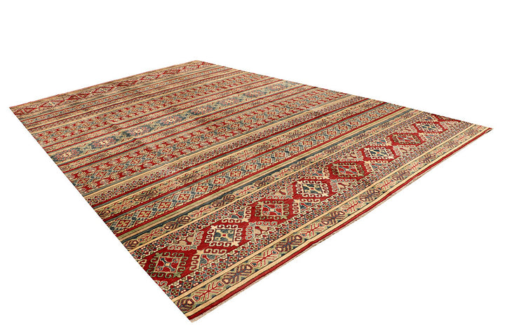 Multi Colored Kazak 10' x 16' 1 - No. 68011 - ALRUG Rug Store