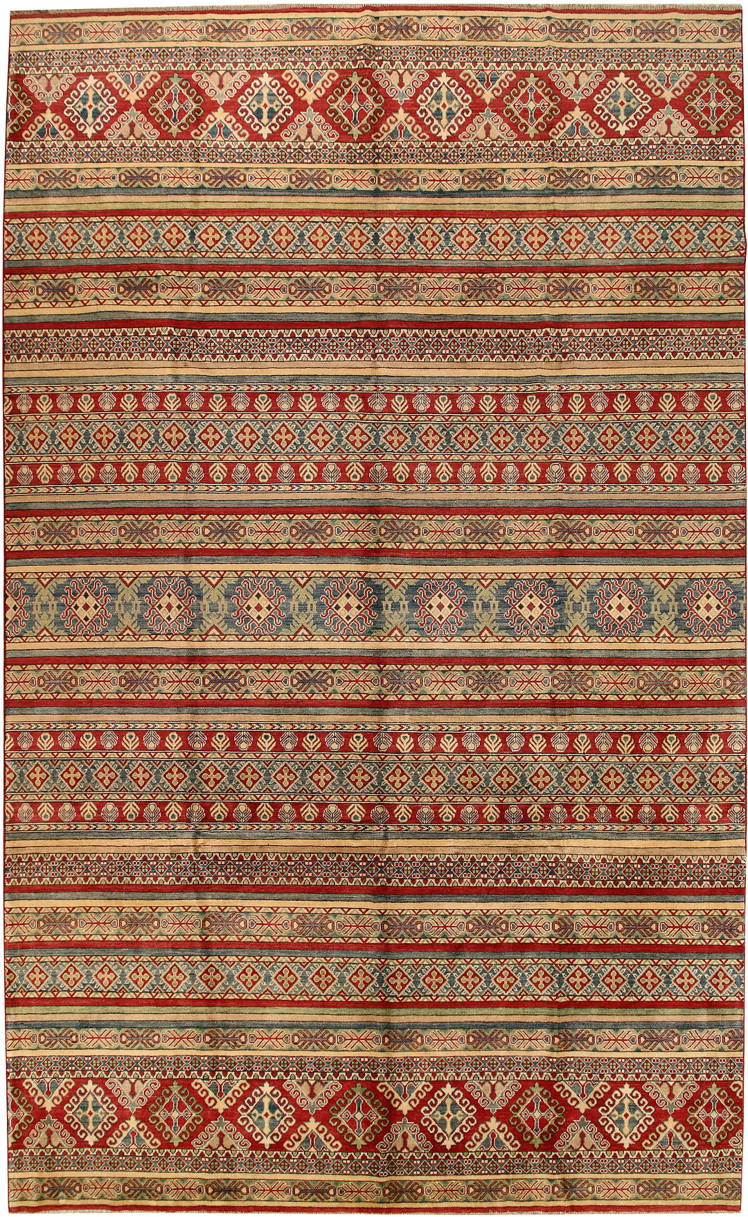 Multi Colored Kazak 10' x 16' 1 - No. 68011 - ALRUG Rug Store