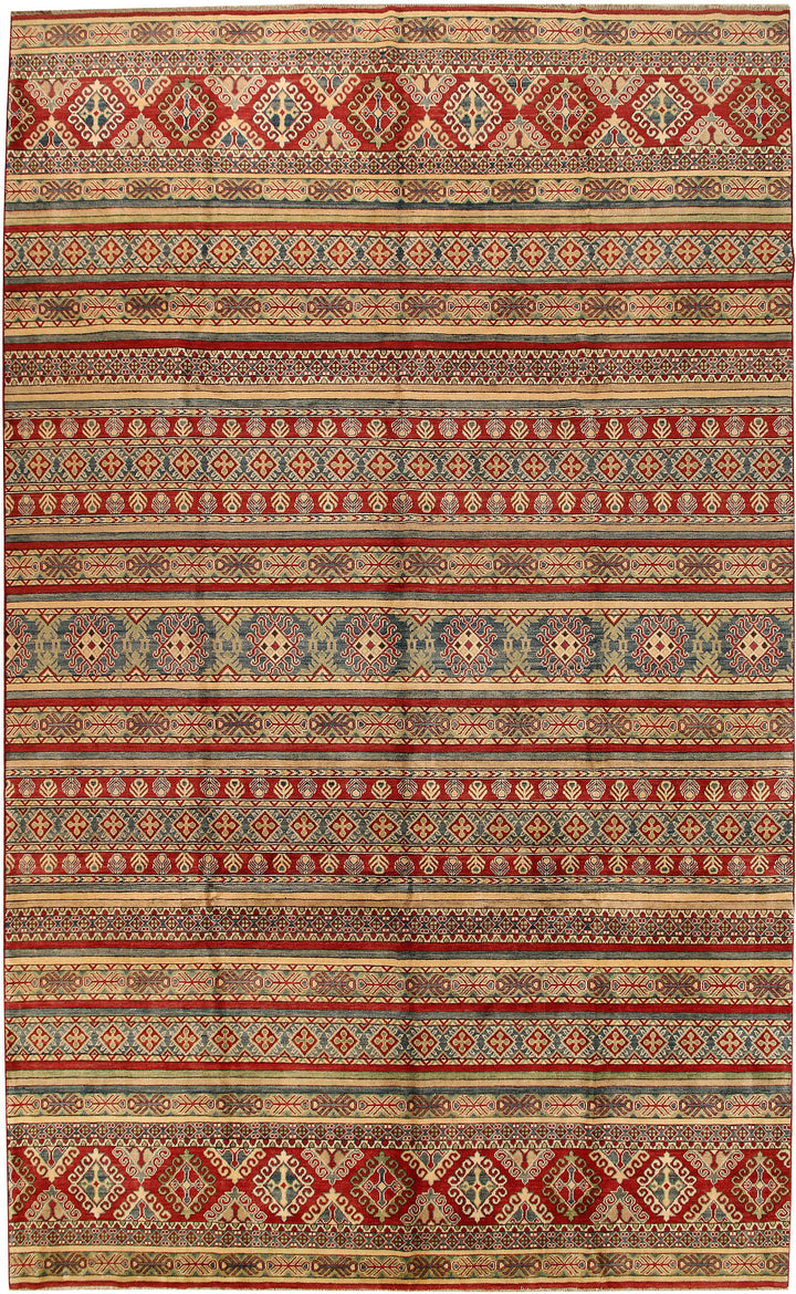 Multi Colored Kazak 10' x 16' 1 - No. 68011 - ALRUG Rug Store