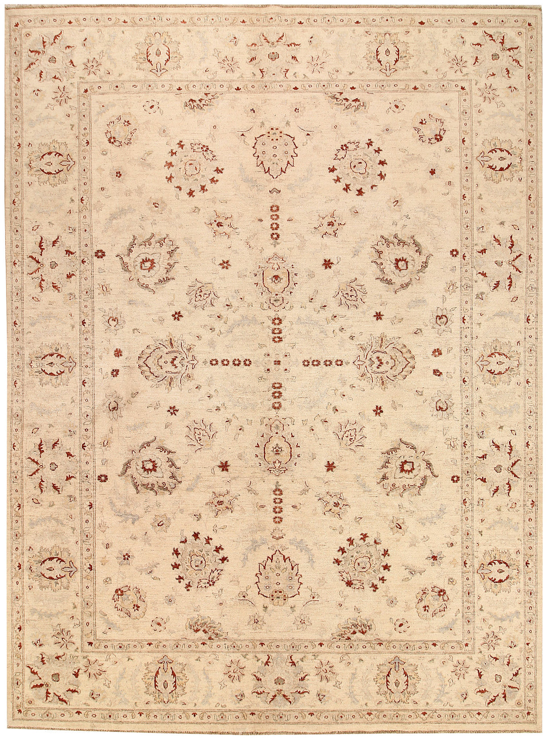 Bisque Ziegler 8' 8 x 11' 10 - No. 68012 - ALRUG Rug Store