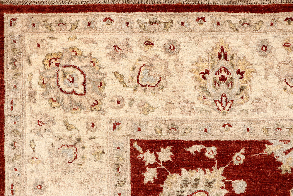 Maroon Ziegler 6' 6 x 9' 9 - No. 68018 - ALRUG Rug Store