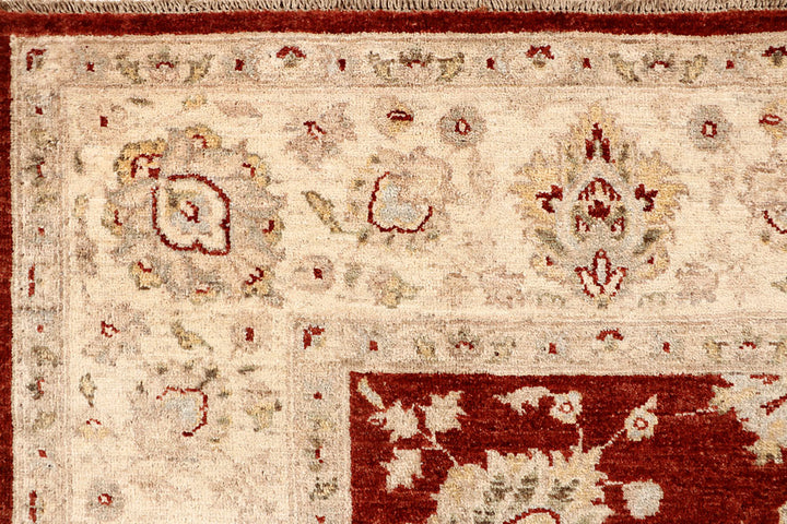 Maroon Ziegler 6' 6 x 9' 9 - No. 68018 - ALRUG Rug Store