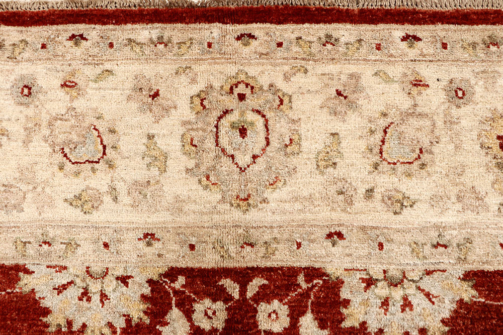 Maroon Ziegler 6' 6 x 9' 9 - No. 68018 - ALRUG Rug Store