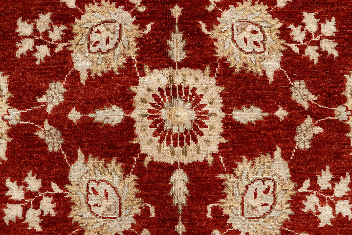 Maroon Ziegler 6' 6 x 9' 9 - No. 68018 - ALRUG Rug Store