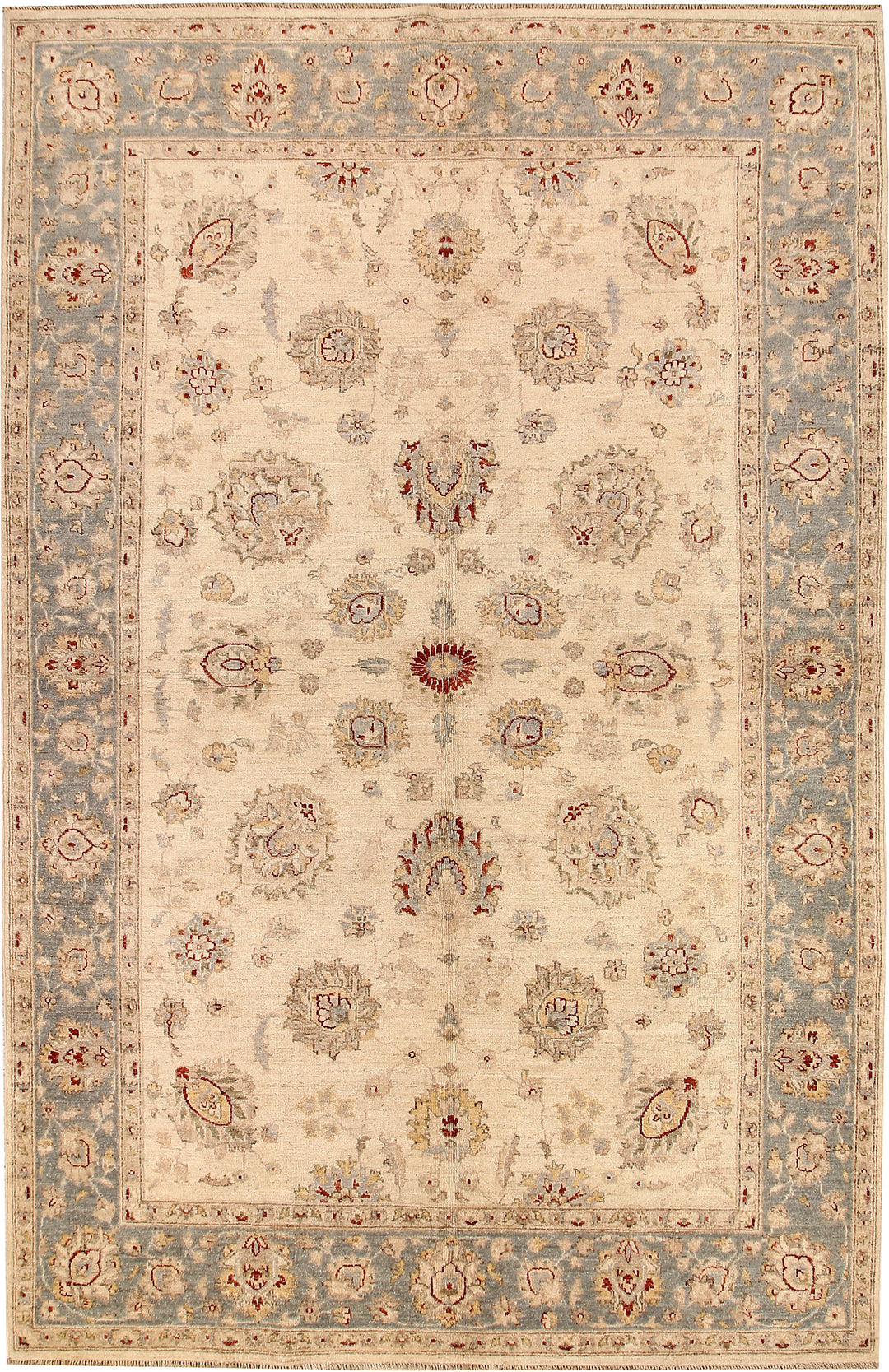 Bisque Oushak 6' 5 x 9' 10 - No. 68020 - ALRUG Rug Store