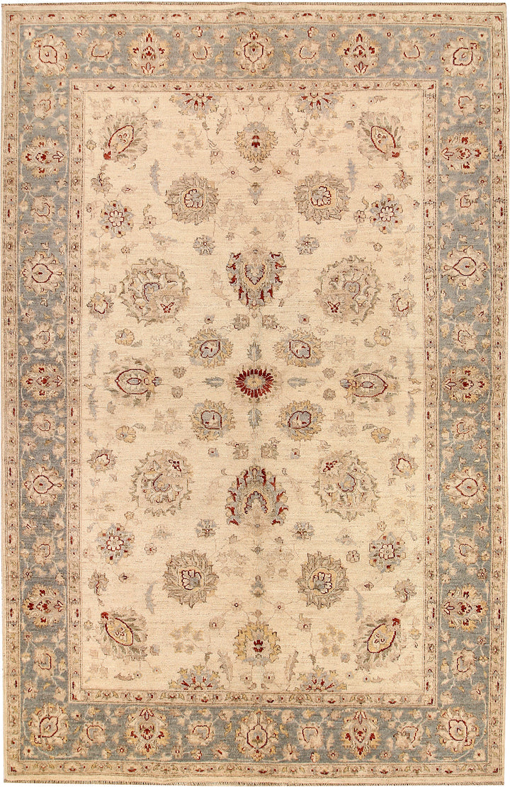 Bisque Oushak 6' 5 x 9' 10 - No. 68020 - ALRUG Rug Store