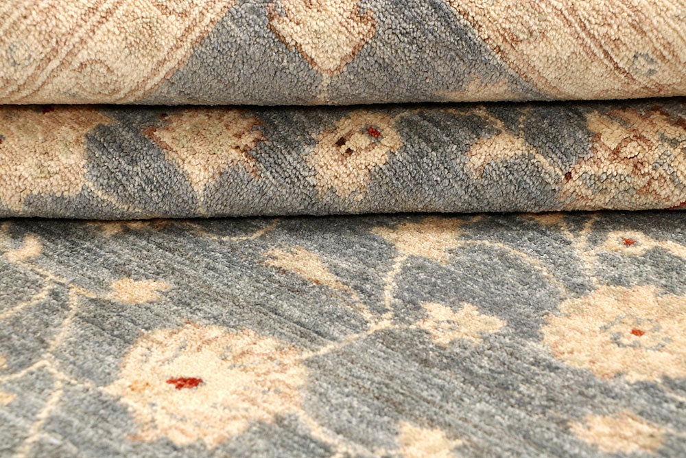 Dark Grey Ziegler 6' 7 x 9' 9 - No. 68021 - ALRUG Rug Store