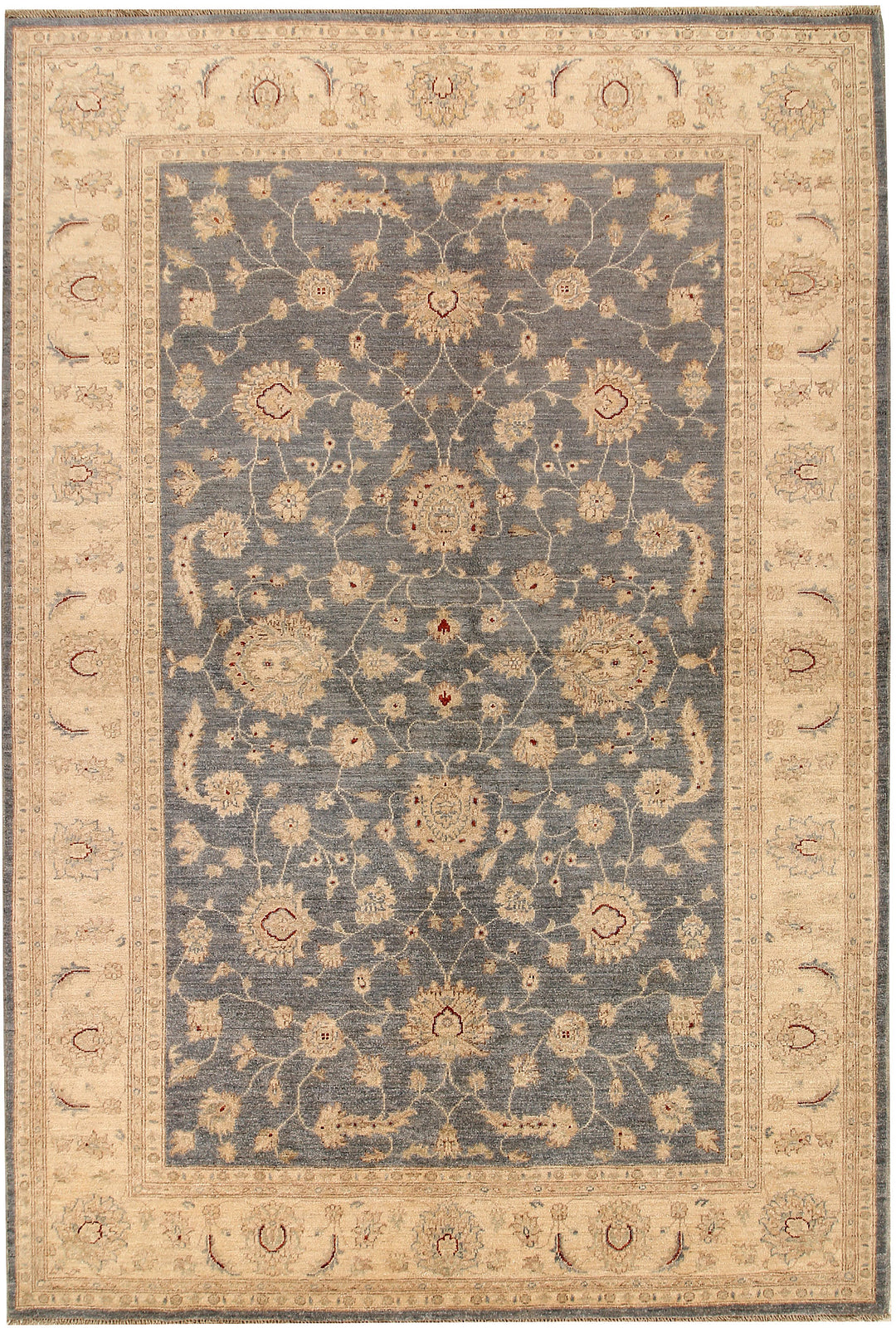 Dark Grey Ziegler 6' 7 x 9' 9 - No. 68021 - ALRUG Rug Store