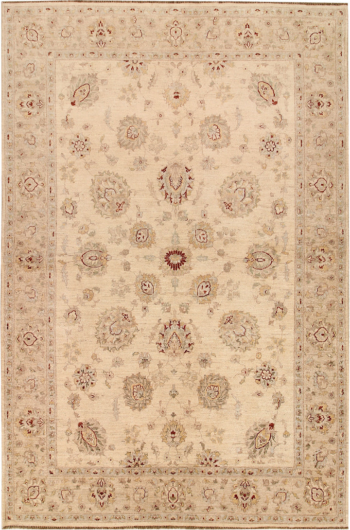 Bisque Oushak 6' 9 x 10' - No. 68022 - ALRUG Rug Store