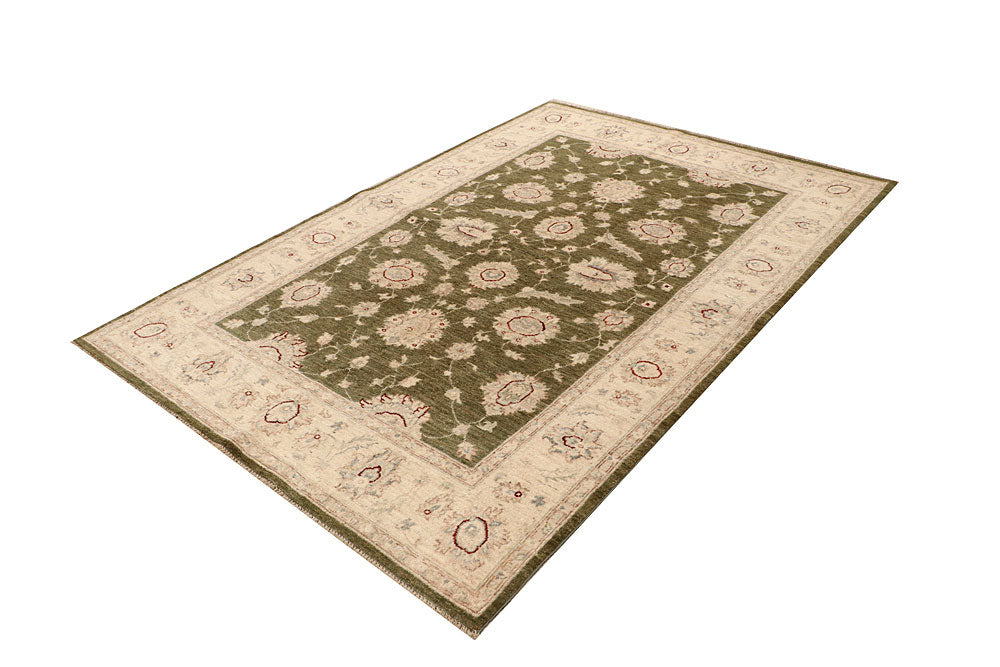 Olive Oushak 5' 5 x 7' 10 - No. 68029 - ALRUG Rug Store