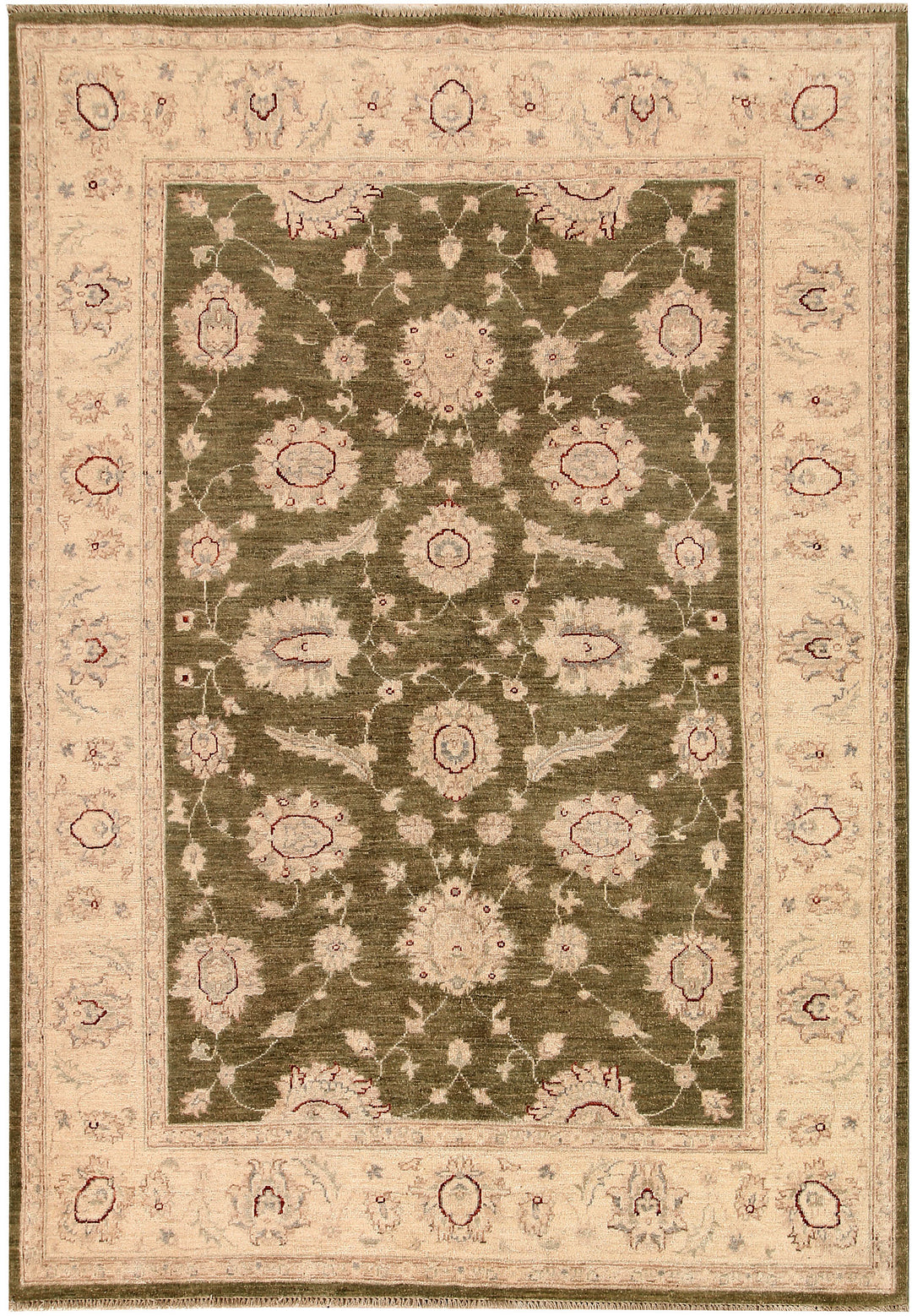 Olive Oushak 5' 5 x 7' 10 - No. 68029 - ALRUG Rug Store