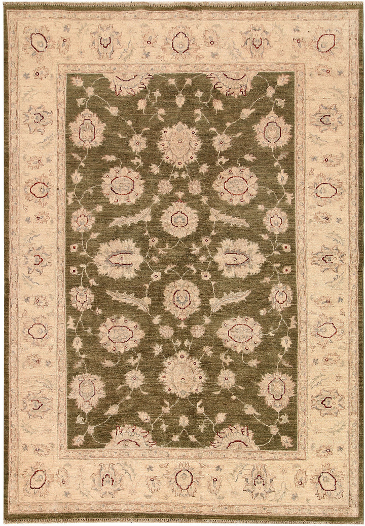 Olive Oushak 5' 5 x 7' 10 - No. 68029 - ALRUG Rug Store